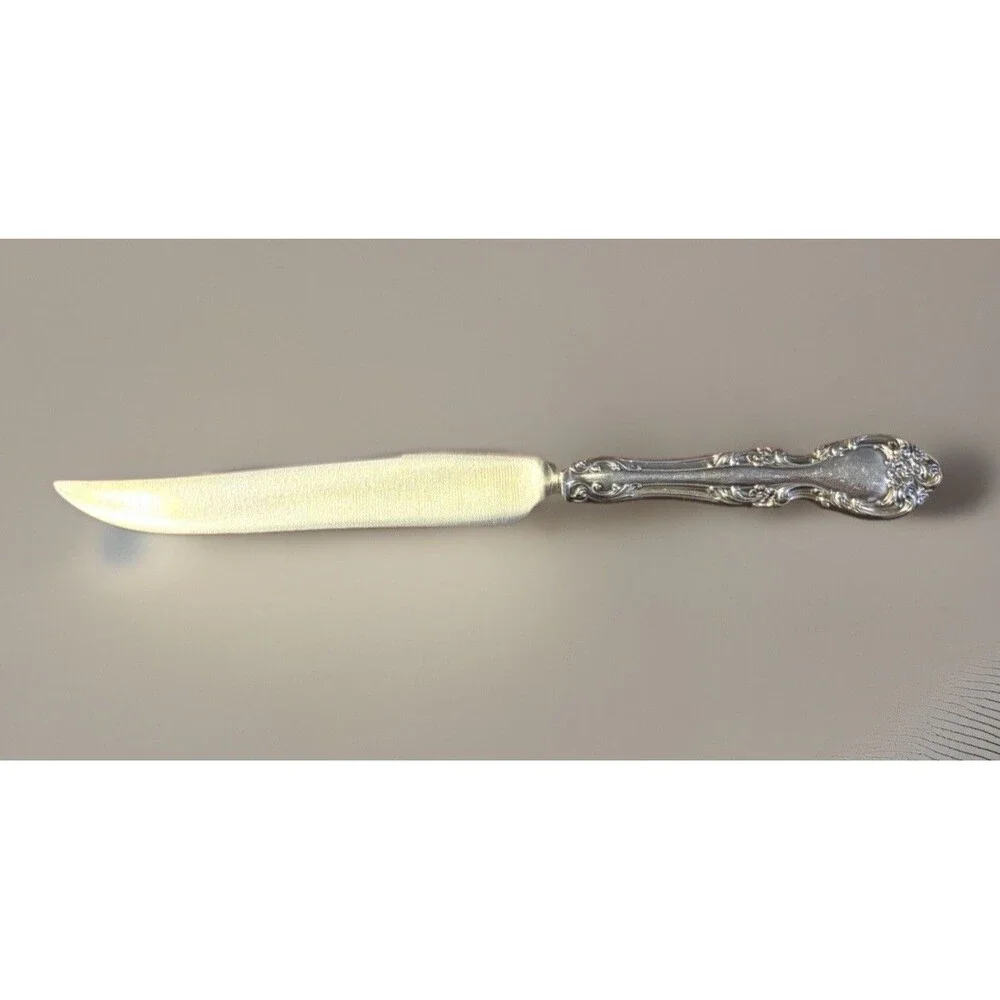 Gorham Melrose Sterling Silver 2pc Steak Carving Set Knife 10